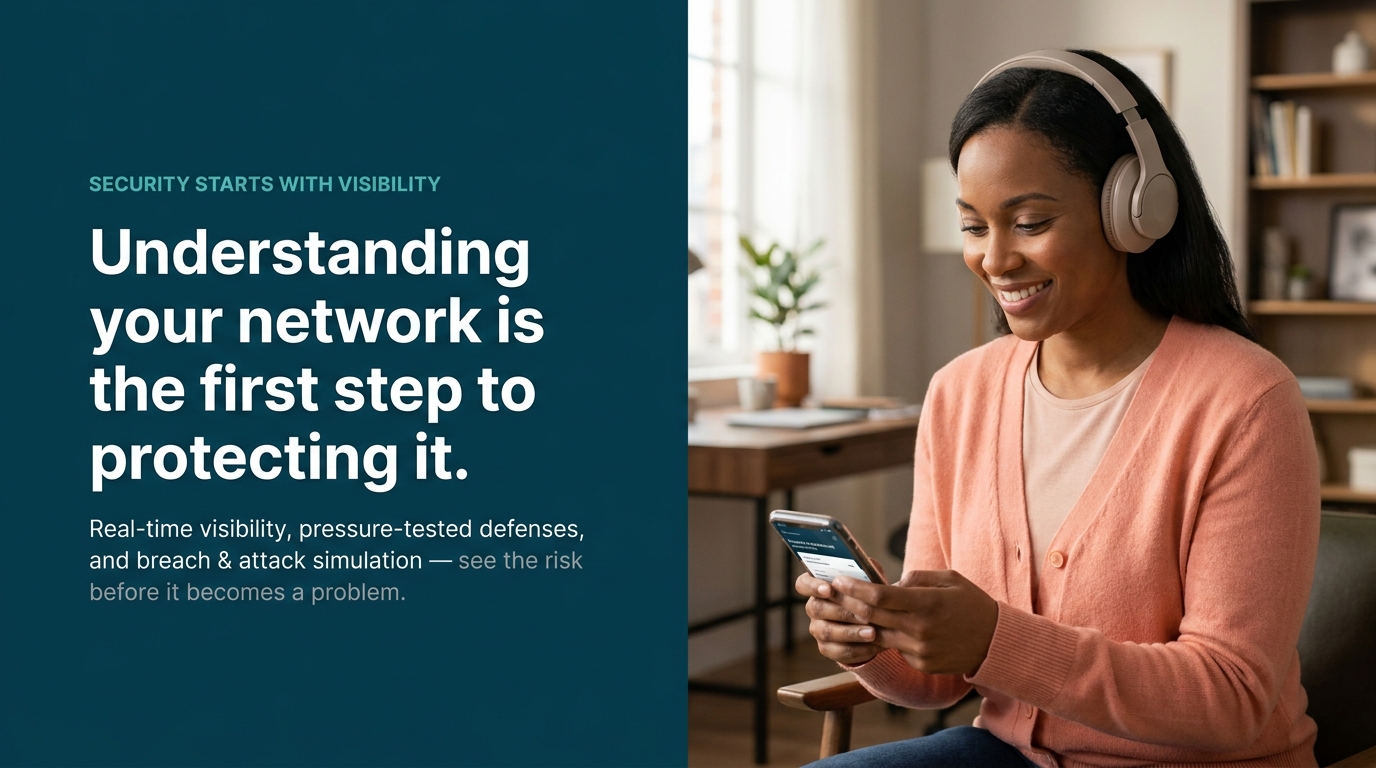 Ixia campaign concept: Understanding your network is the first step to protecting it.